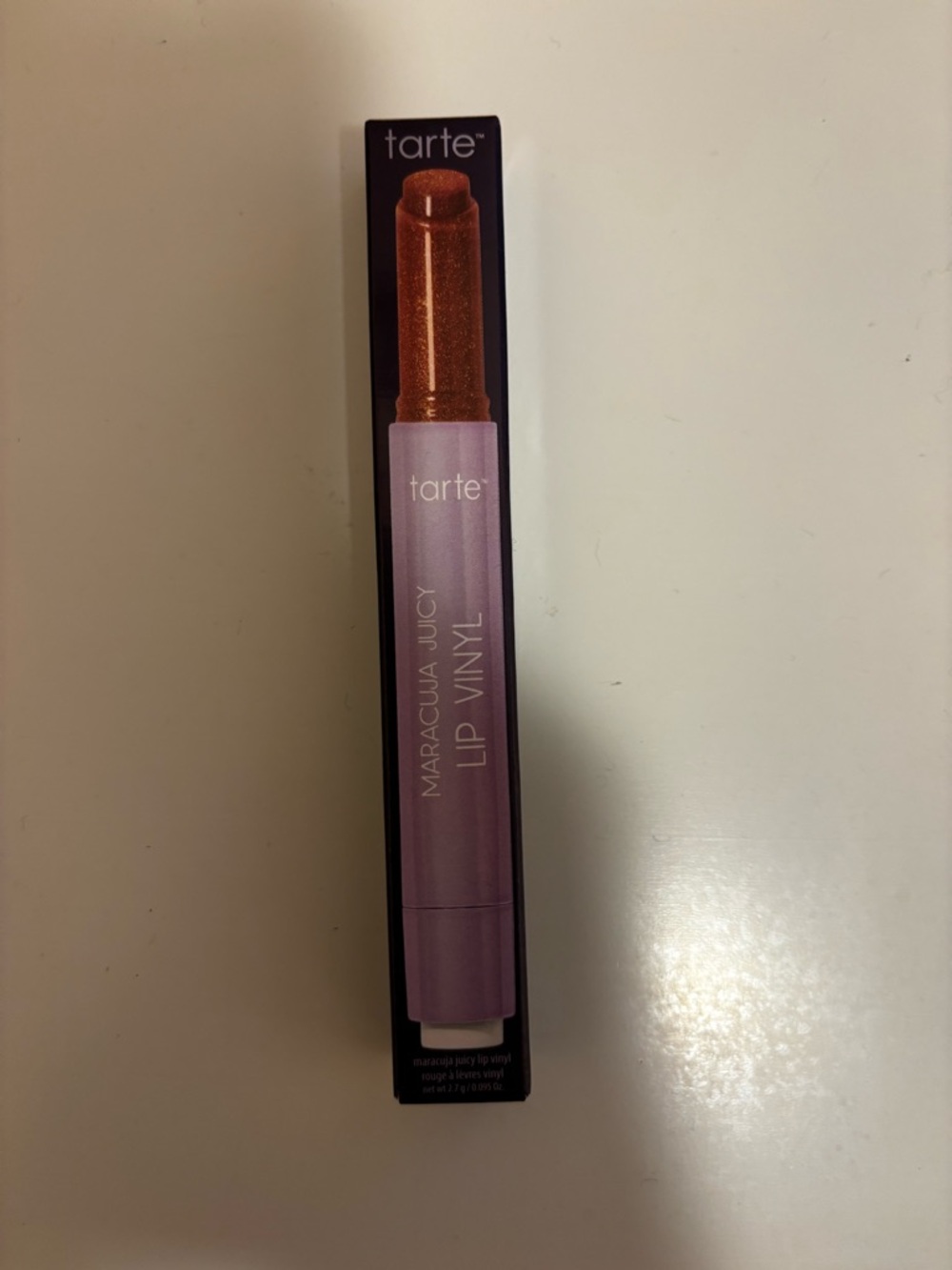 NEW IN BOX tarte Maracuja Juicy Lip Vinyl - Shimmering Cinnamon NIB